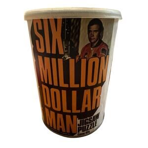 SIX MILLION DOLLAR MAN CASSE-TETE JIGSAW PUZZLE UNIVERSAL STUDIOS 1975